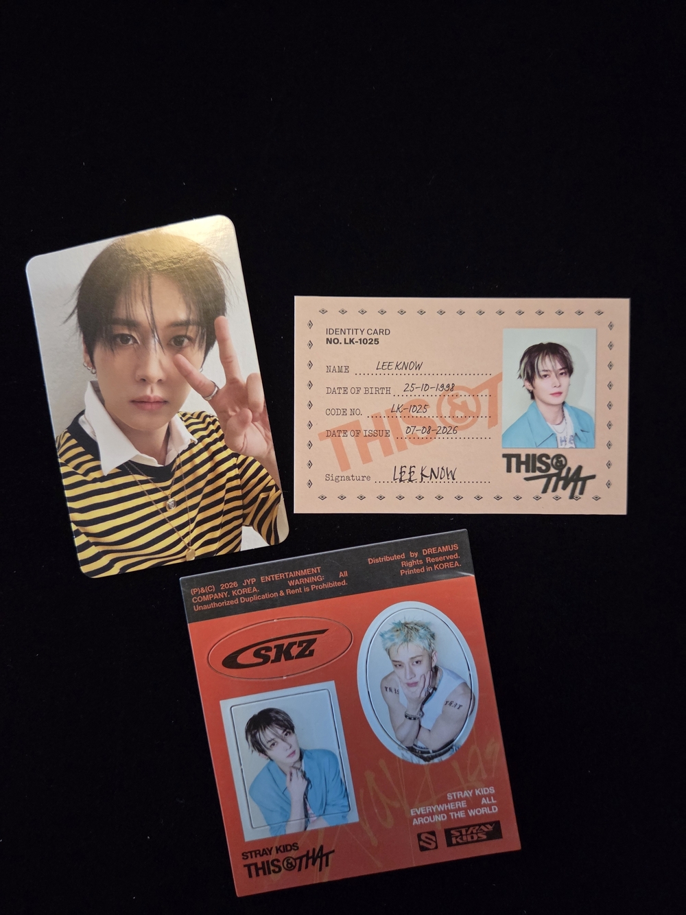 🐰 LEE KNOW BIAS (THAT) Stray Kids - THIS & THAT - Picture 7 of 11
